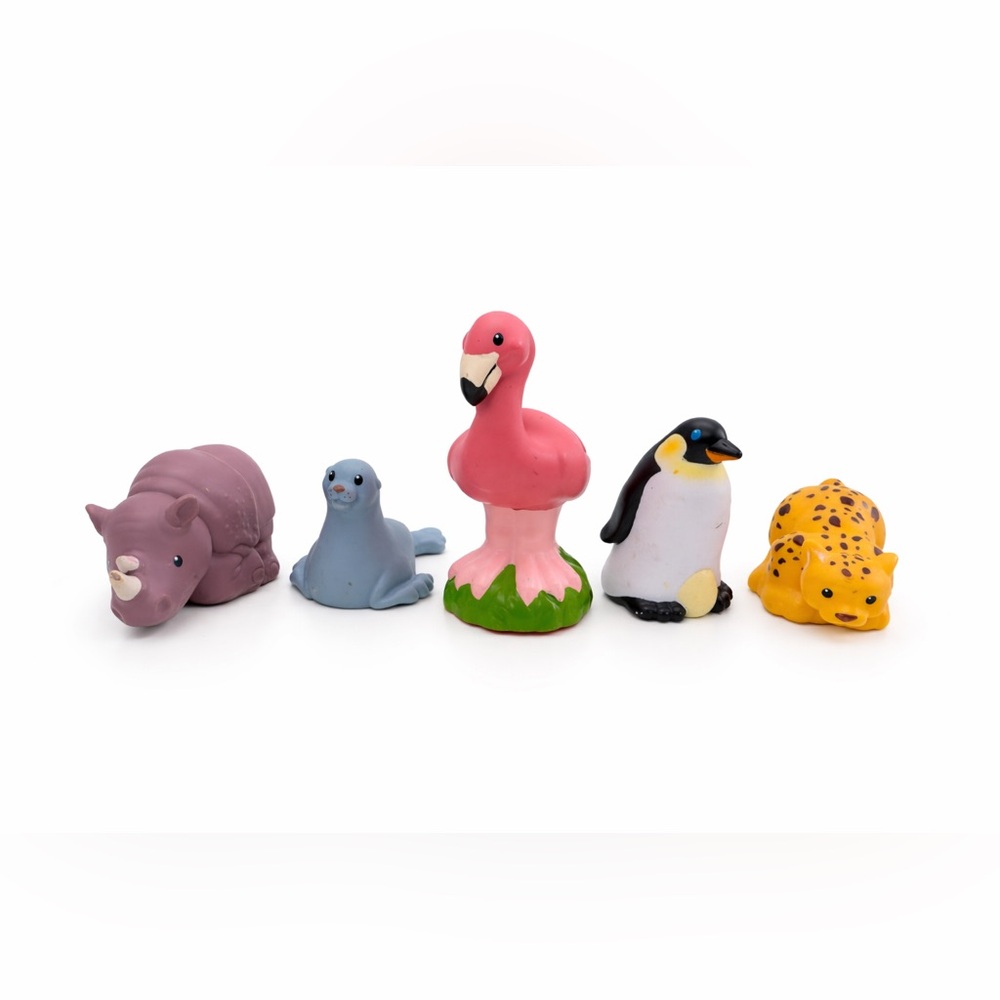 Little People Safari Animals Bundle Zoo Penguin Flamingo Rhino